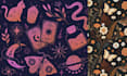 design unique seamless pattern, line art pattern,  print textile, fabric pattern