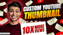 design eye catching and high CTR youtube thumbnails