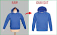 do flat lay image editing, ghost mannequin service