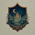 design hand paint fantasy logo