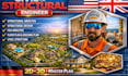 do structural architectural design, landscape design 2d 3d site plan master plan
