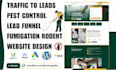 generate pest control leads termite control rodent removal fumigation website