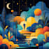 create abstract illustration for your business
