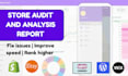 do shopify website etsy shop rank technical or on page seo audit analysis report