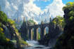 do fantasy landscape illustrations