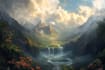 digitally paint fantasy landscape