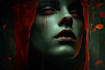 design illustrated book covers for thriller, horror