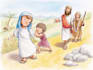 create bible storybook for children with illustrations
