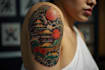making a personalized japanese style tattoos
