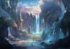 do a unique magical landscape illustrations