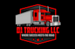 do modern transportation trucking logistics dispatching freight and cargo logo