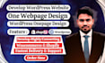 design redesign wordpress website, wordpress webpage design, landing page design