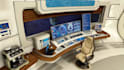 design spaceship command center, sci fi cockpit, cargo bays, lab props, core,skp