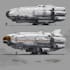 draw high quality spaceship concept