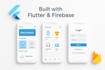 build flutter firebase rest API app for android and ios