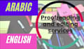 proofreading and editing in arabic and english your document