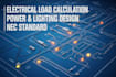 do electric load calculation, power distribution lighting