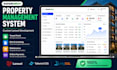 build a property management website with tenant, rent and maintenance tracking