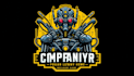 do make cyberpunk robot mascot logo with express delivery