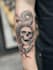 custom an abstract black tattoo design