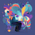 create abstract illustration for your business