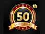 make elegant anniversary celebration event logo design