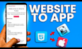 convert website to android app and ios app mobile app