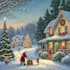make christmas themed illustration