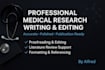 edit and proofread medical and research documents