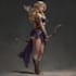 draw a fantasy illustration and design