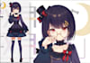 design and rig live2d model live 2d vtuber model 2d vtuber model vtuber model