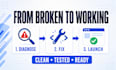 fix base44 lovable bolt or vibe coded web apps