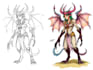 illustrate fantasy art creatures and characters