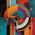 create abstract geometric digital art