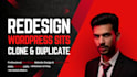 design and redesign, copy clone wordpress website design using elementor pro
