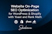 onpage SEO optimization for wordpress, wix, shopify expert