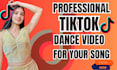 create fire tiktok dance video on your song