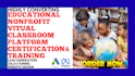 generate educational nonprofit virtual classroom leads and build a website