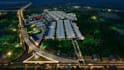 innovation 3d master plan community, resort landscape deign, site plan rendering