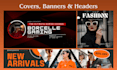 design eye catching social media posts, banners, and youtube thumbnails