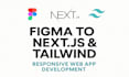 convert figma to responsive next js and tailwind CSS