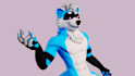create custom vr anime character model, furry 3d vrchat avatar and vtuber model