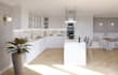 redesign kitchen interior,cgi apartment render,furniture layout, pendant lighten
