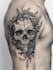 custom an abstract black tattoo design
