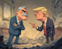 draw impactful and witty political cartoons