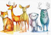 draw animals in cartoon style