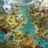 do fantasy map illustration with fantasy art