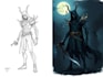 draw dark art illustration