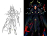 draw a metal, horror, dark art