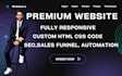 build squarespace business website with seo sales funnel and automation